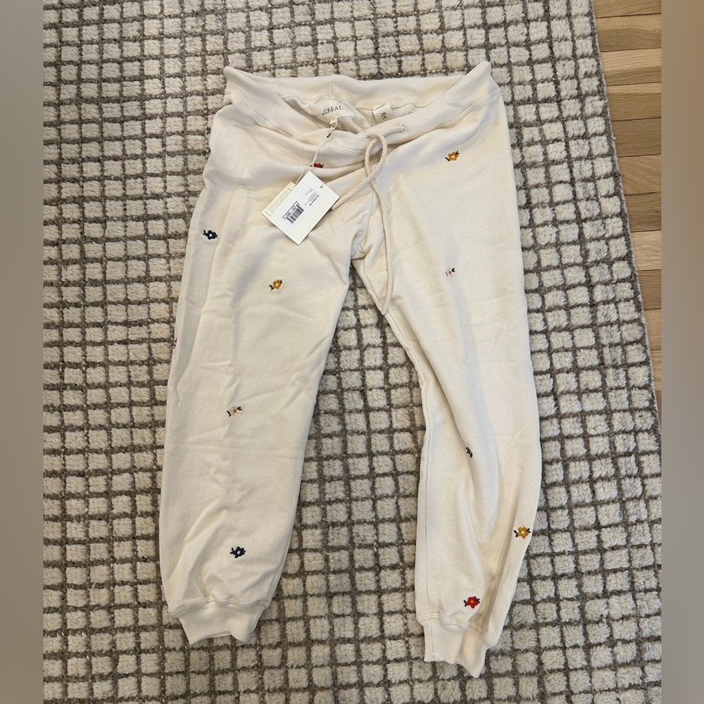 The Great. Varsity sweatpants.